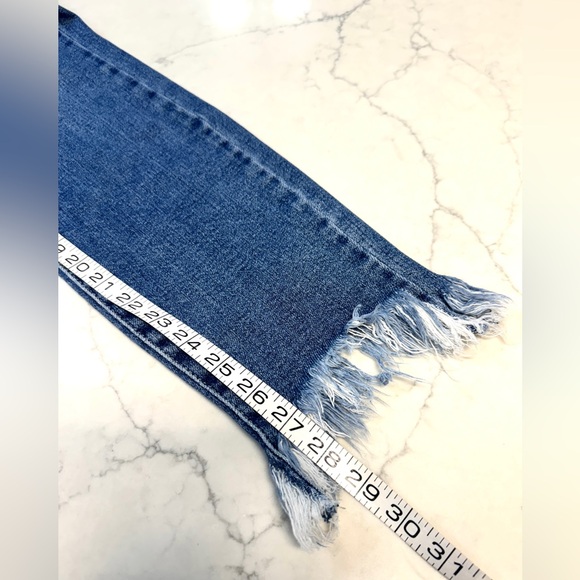 Judy Blue Slim Fit High Rise Frayed Jeans Size 5/27 - Picture 5 of 7